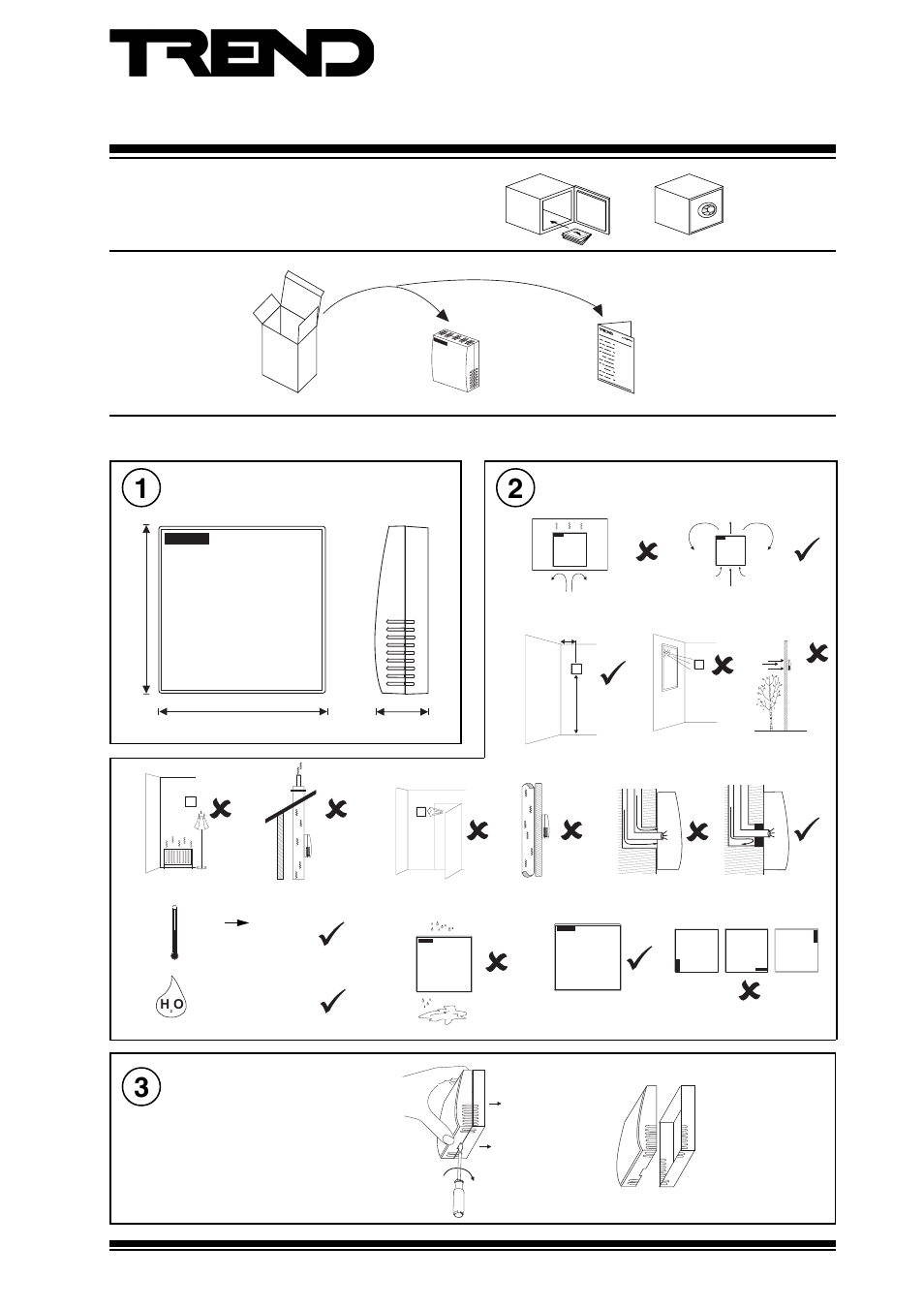 TREND AQ_S User Manual | 4 pages