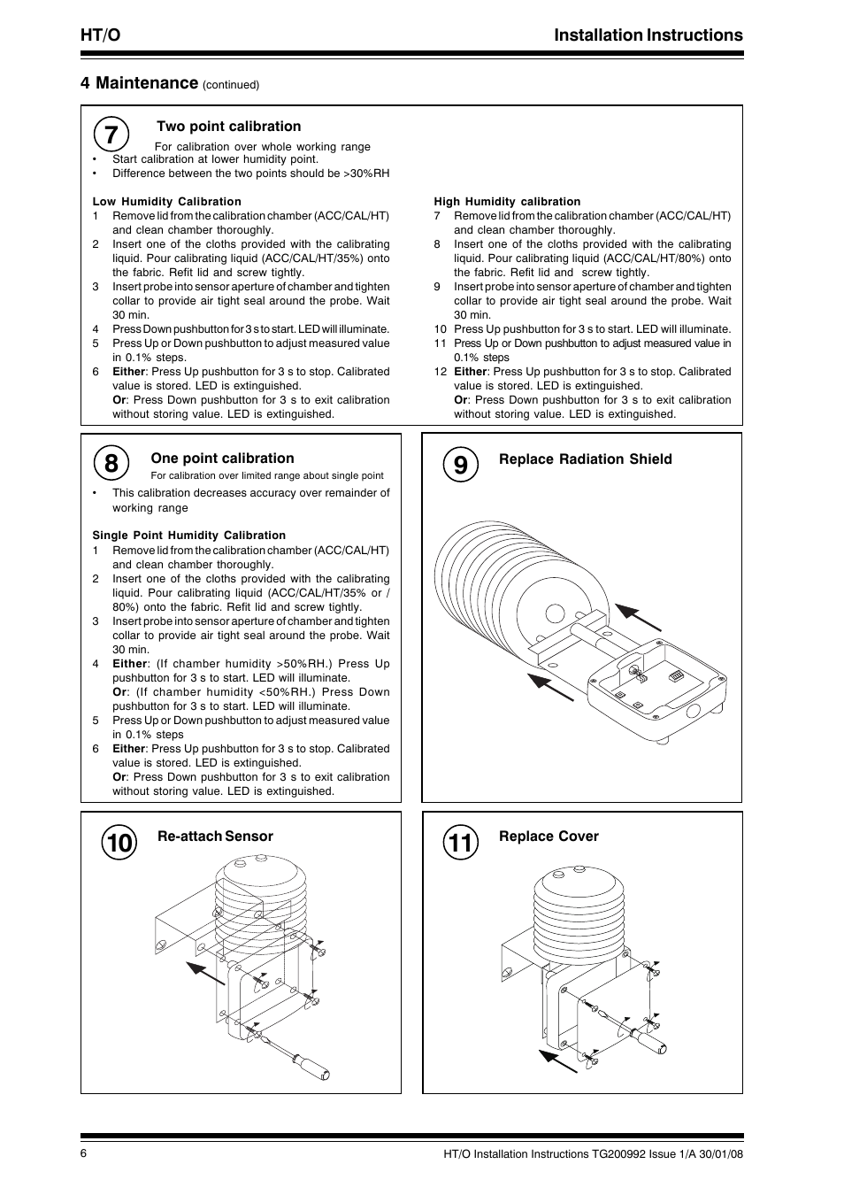 Ht/o installation instructions 4 maintenance | TREND HT_O User Manual | Page 6 / 8