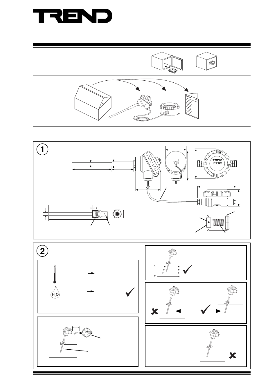 TREND T_PI_160 User Manual | 4 pages