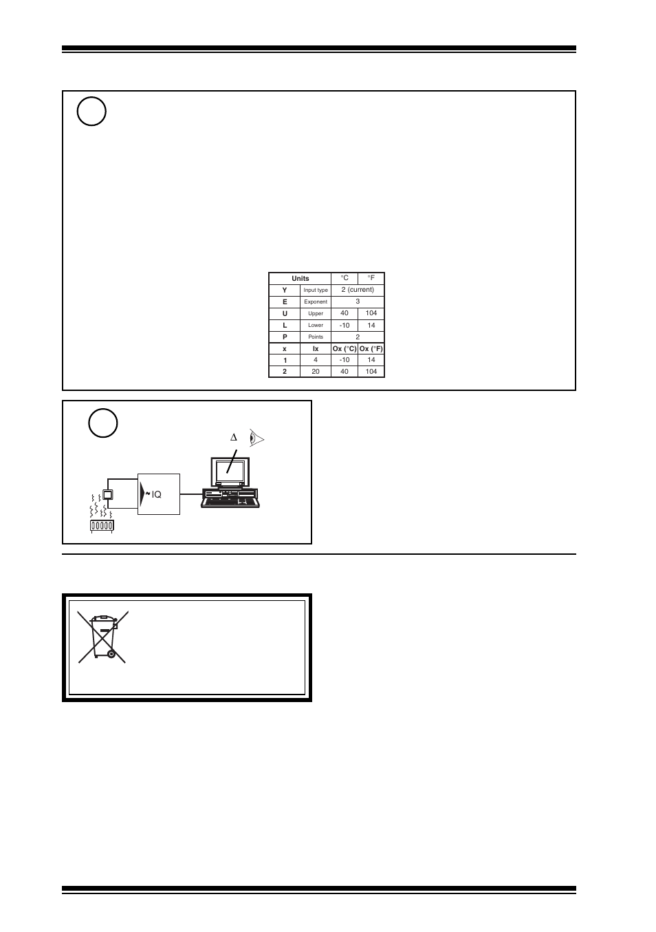 Weee directive, T/ps installation instructions, Installation | Disposal, Test system, Set up iq sensor type, Trend control systems limited, Trend control systems usa, Continued) | TREND T_PS User Manual | Page 4 / 4