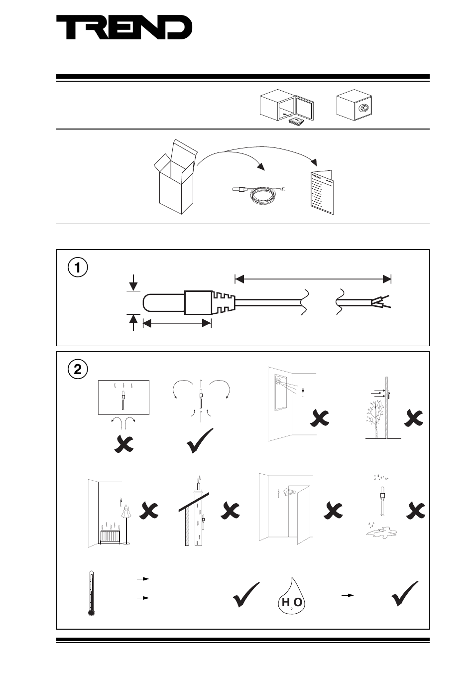 TREND T_TFR-4 User Manual | 2 pages