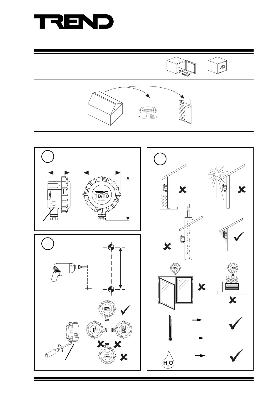 TREND TB_TO User Manual | 4 pages