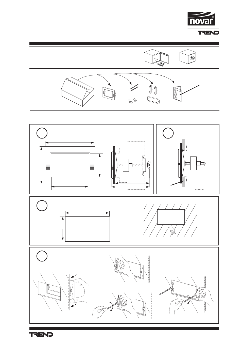 TREND ACC_SIRIO_PANELKIT User Manual | 2 pages