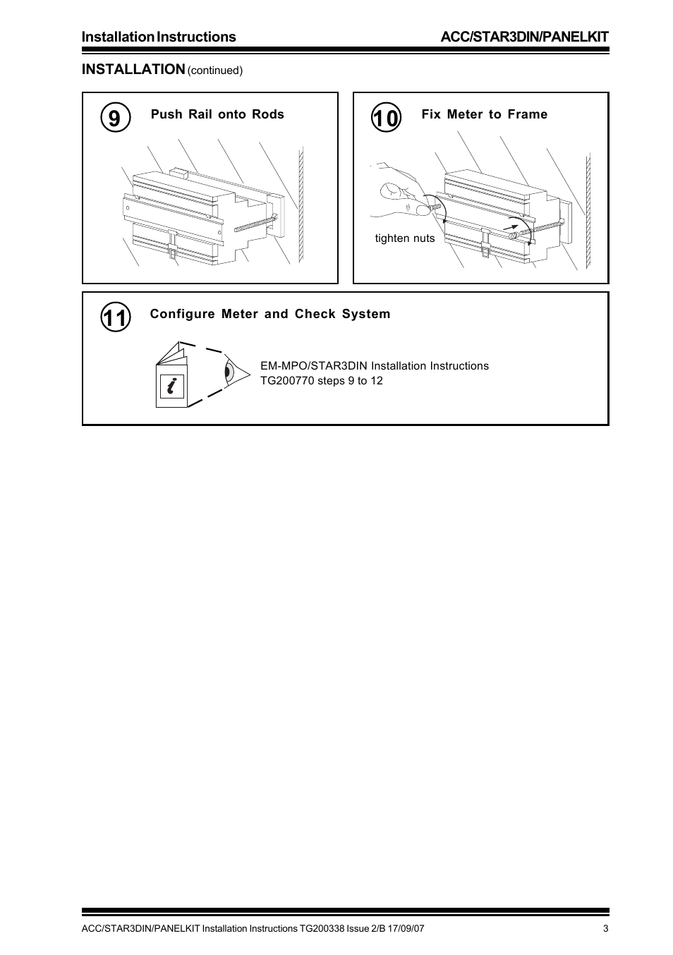 TREND ACC_STAR3DIN_PANELKIT User Manual | Page 3 / 4