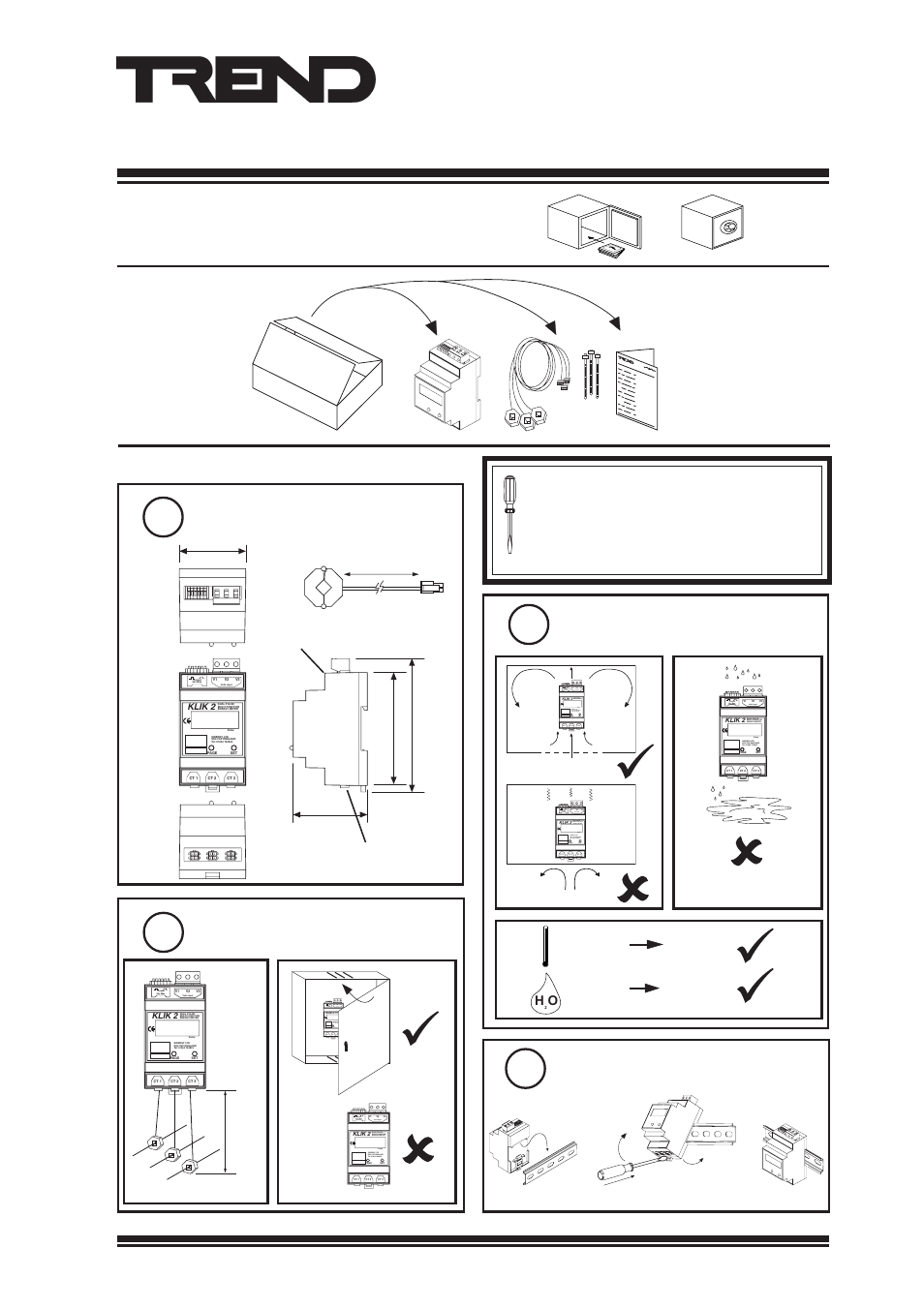 TREND EM_RX2 User Manual | 4 pages