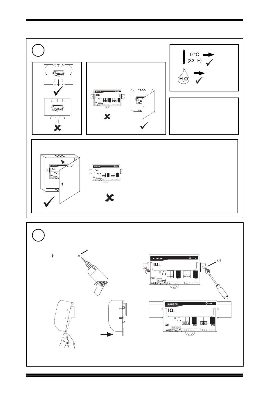 Mounting c, Requirements, Cb a a b | TREND IQLROUTER_..._24VAC User Manual | Page 2 / 8