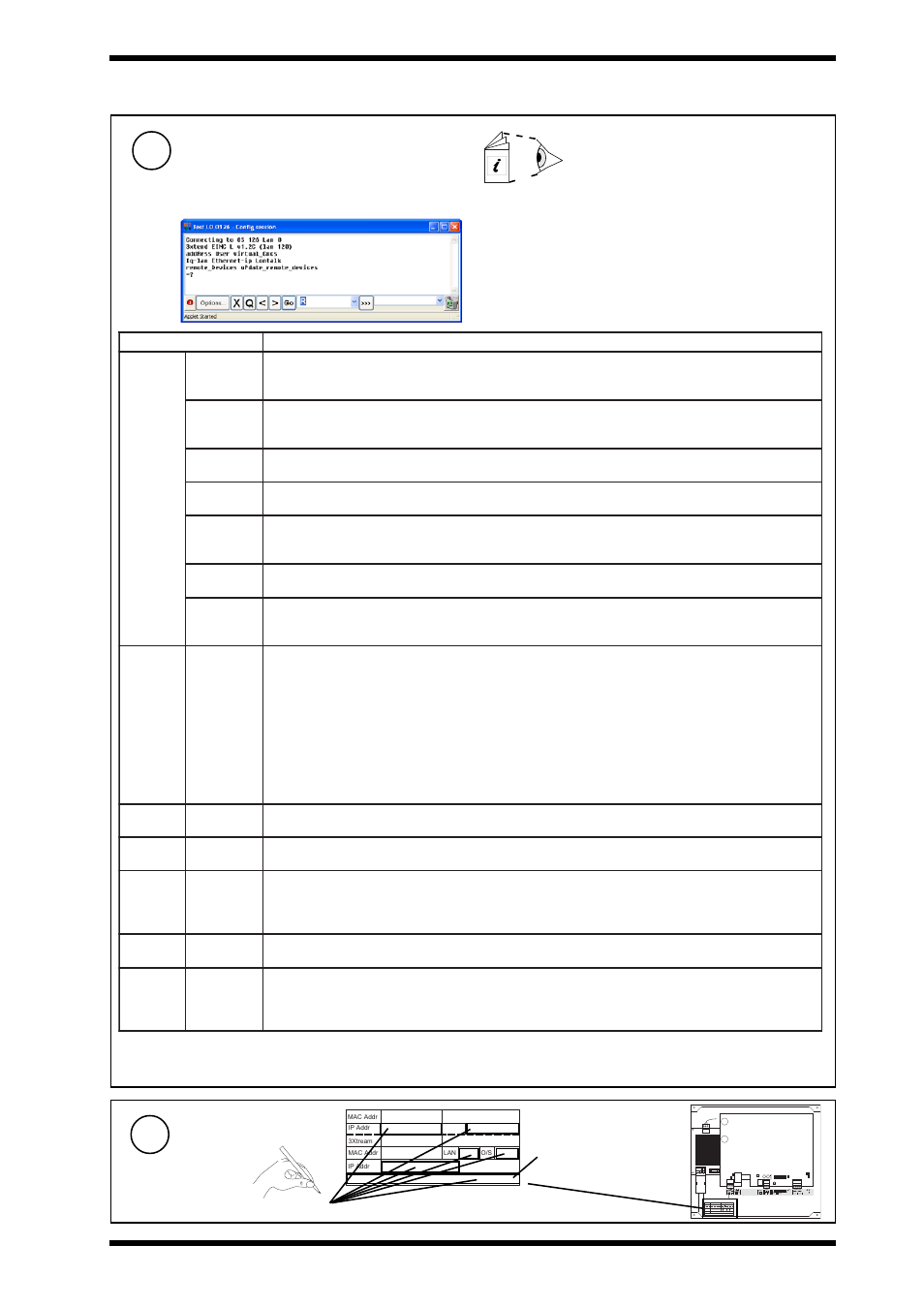 Installation instructions 3xtend/einc l/230, Configure optional settings using set, 4 installation - configuration | Write on label | TREND 3xtend_EINC L_230 User Manual | Page 11 / 16