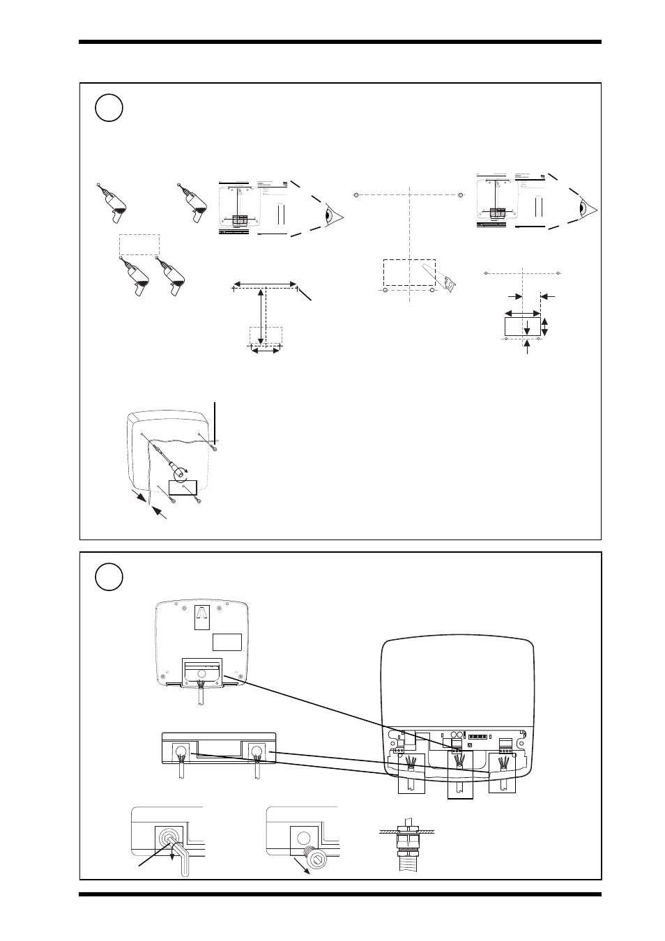 Installation instructions 3xtend/einc l/24, 3 installation - fixing, Mount unit | Ab c, Route cables, Ca b | TREND 3xtend_EINC L_24 User Manual | Page 3 / 16