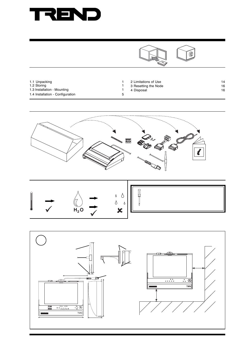 TREND NBOX(B)TMNE, G, H User Manual | 16 pages