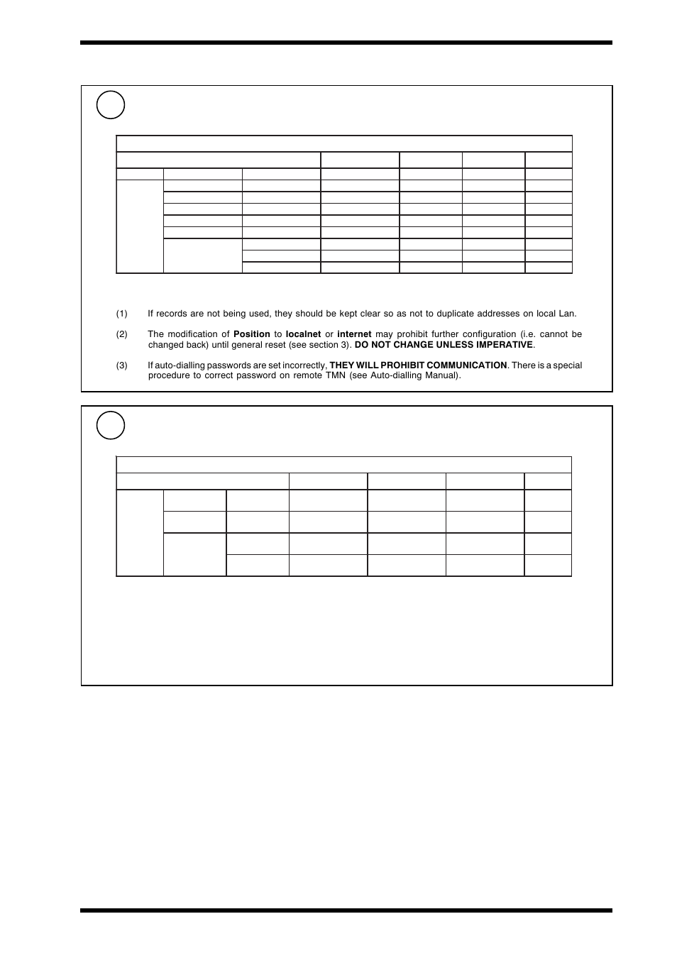 Check settings - default, Settings to be made | TREND NBOX(B)TMNE, G, H User Manual | Page 9 / 16
