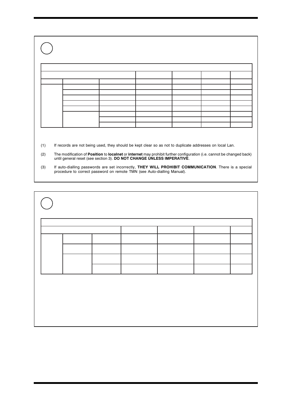 Check settings - default, Settings to be made | TREND TMNE, G, H User Manual | Page 9 / 16