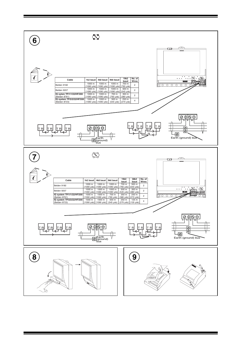 Nbox(b)/inc2 installation instructions, 2 installation - mounting, Connect network (lan a) | 2 wire, 4 wire, Lan a, Connect network (lan b), Lan b iwrk, Close flap, Close mbox | TREND NBOX(B)_INC2 User Manual | Page 4 / 12