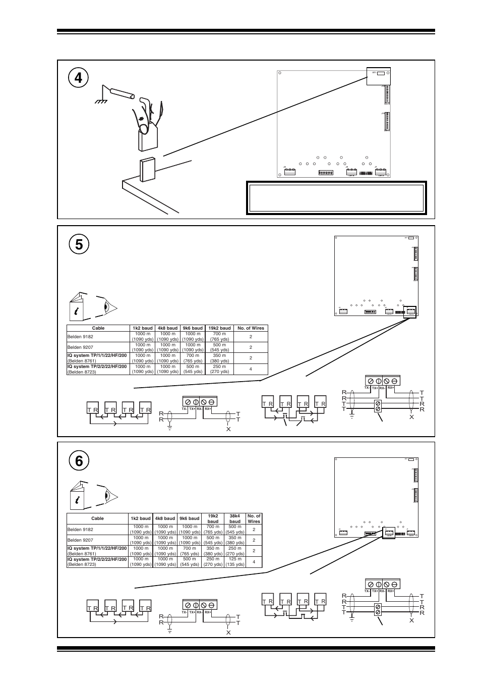 Connecting earth (ground), Warning: this apparatus must be earthed (grounded), Connect network (lan a) | 2 wire, 4 wire, Lan a, Connect network (lan b), Lan b / iwrk | TREND INC2 User Manual | Page 3 / 8