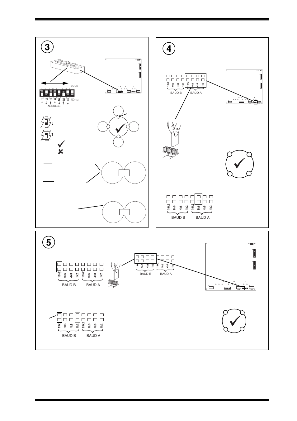 Installation instructions inc2, 2 installation - configuration, Set the inc2 internetwork address | Set lan a network baud rate, Set lan b internetwork baud rate, Baud b | TREND INC2 User Manual | Page 5 / 8