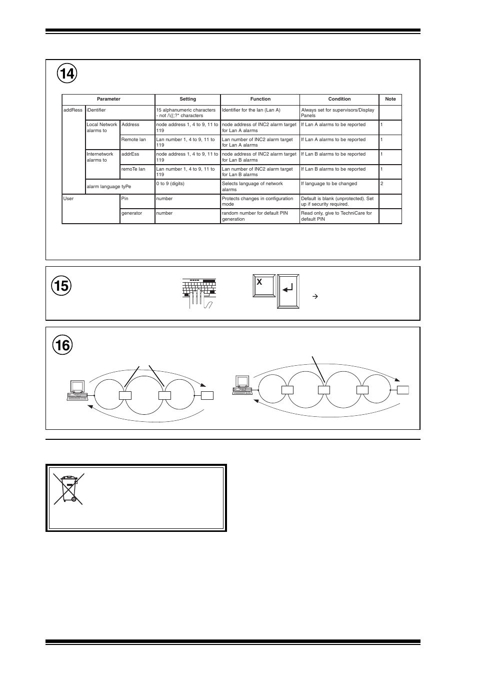 Inc2 installation instructions, 2 installation - configuration, 4disposal | Trend control systems limited, Trend control systems usa, Weee directive, Settings that may be changed, Exit configuration x, Check inc2 operation | TREND INC2 User Manual | Page 8 / 8
