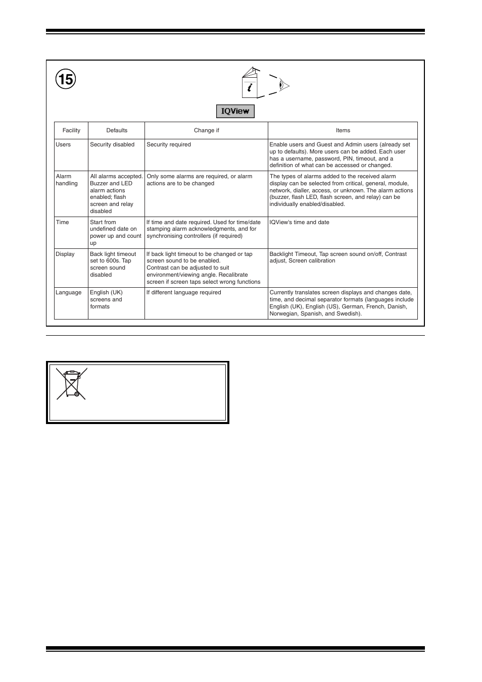 4 disposal, Configure iqview, Weee directive | TREND IQView.._RPM User Manual | Page 10 / 12