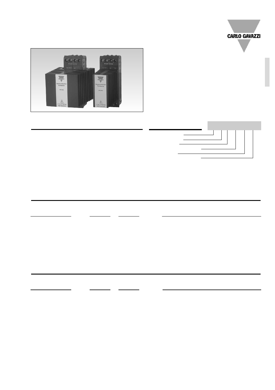Type selection, 1-pole, Type selection, 2-pole | TREND RN User Manual | Page 8 / 11
