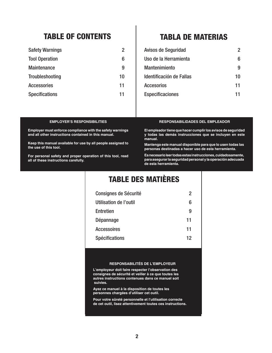 Tyrex D600ATT User Manual | Page 2 / 12