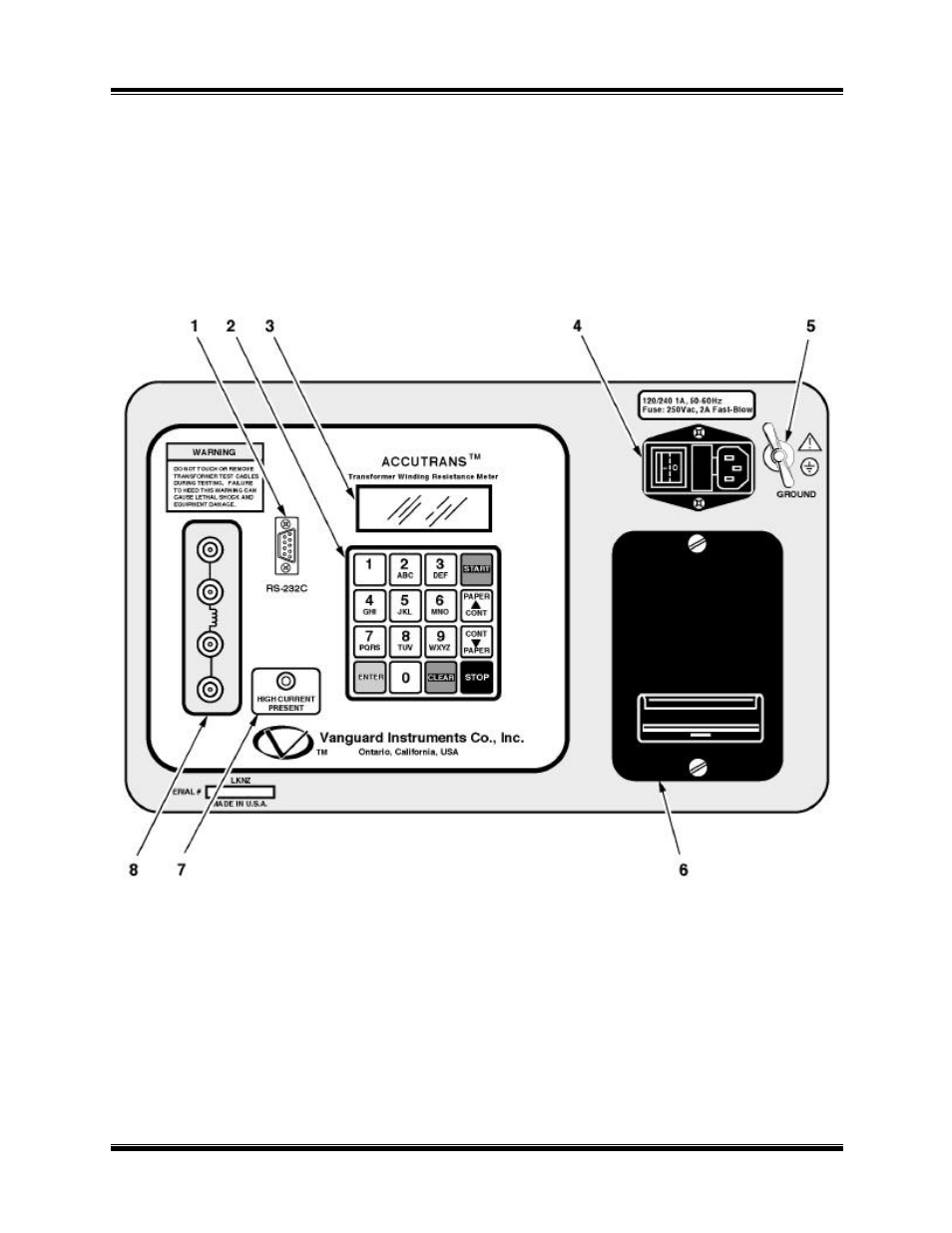 Accu-trans  operating procedures | Vanguard Accu-Trans User Manual | Page 9 / 28