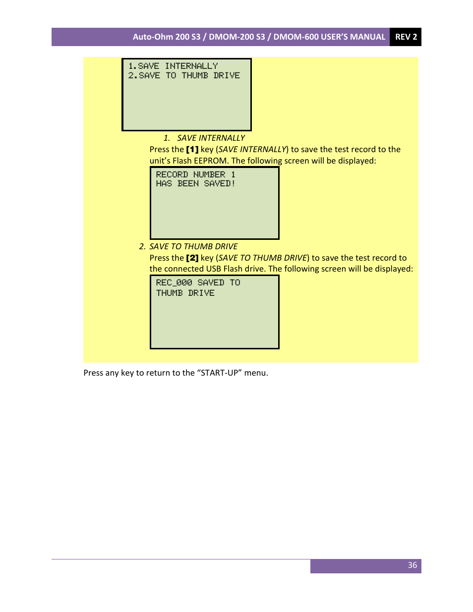 Vanguard DMOM‐600 User Manual | Page 40 / 66