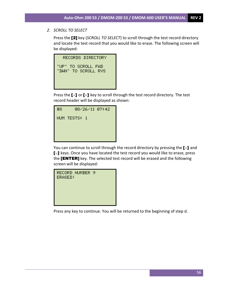 Vanguard DMOM‐600 User Manual | Page 60 / 66