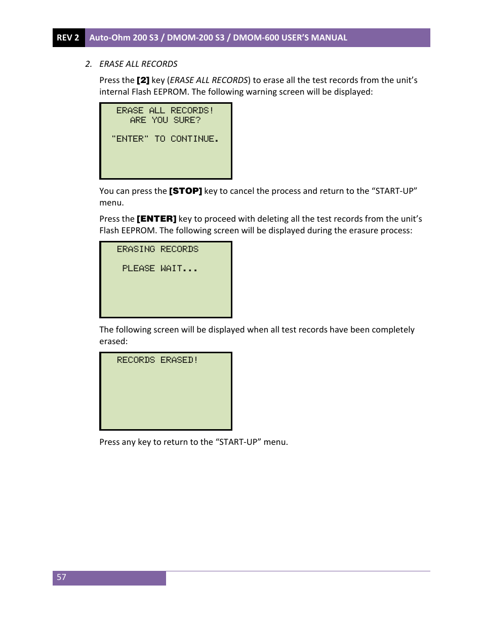 Vanguard DMOM‐600 User Manual | Page 61 / 66