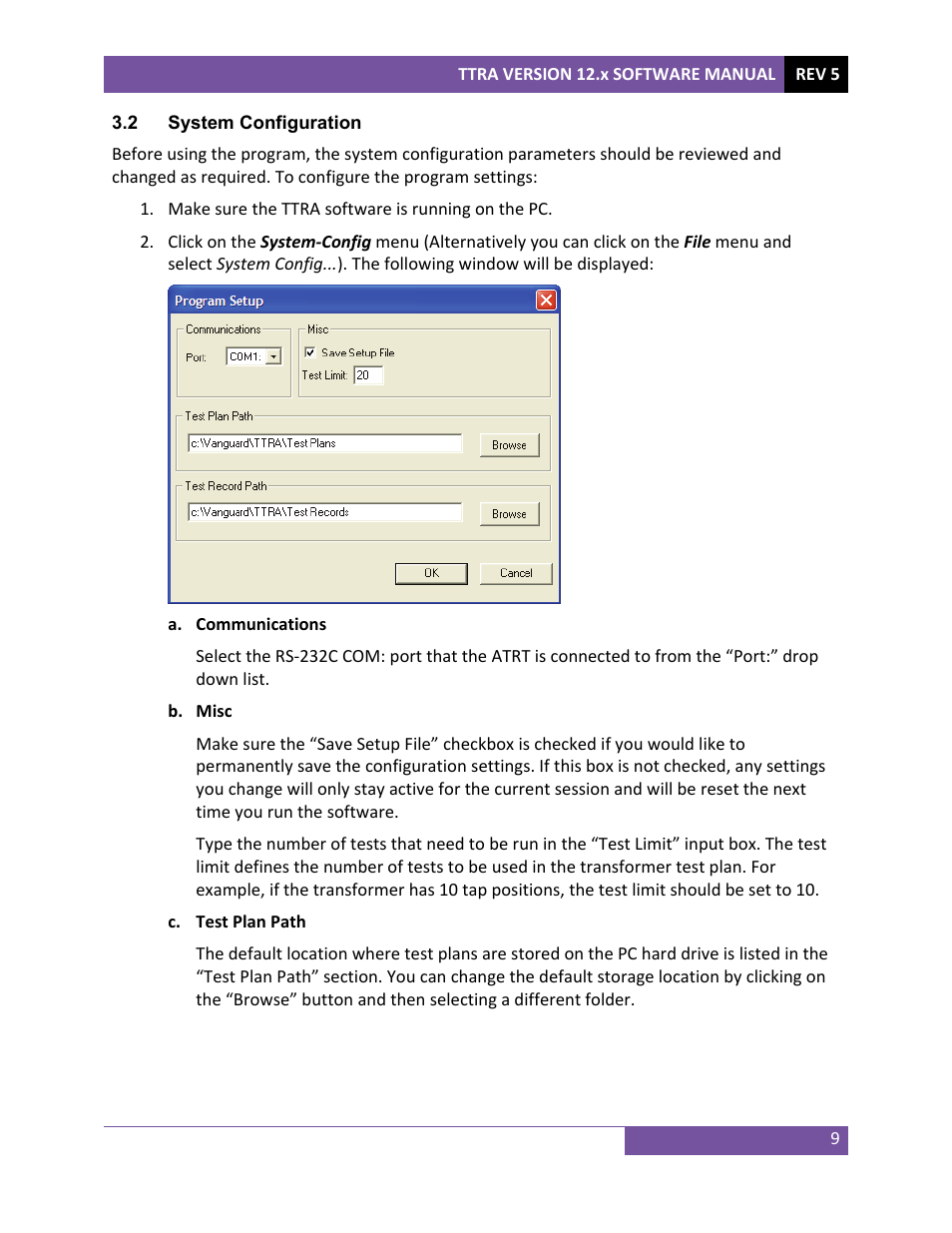 Vanguard TTRA (ATRT-01, ATRT-03, ATRT-03A, and ATRT-03B) User Manual | Page 12 / 52