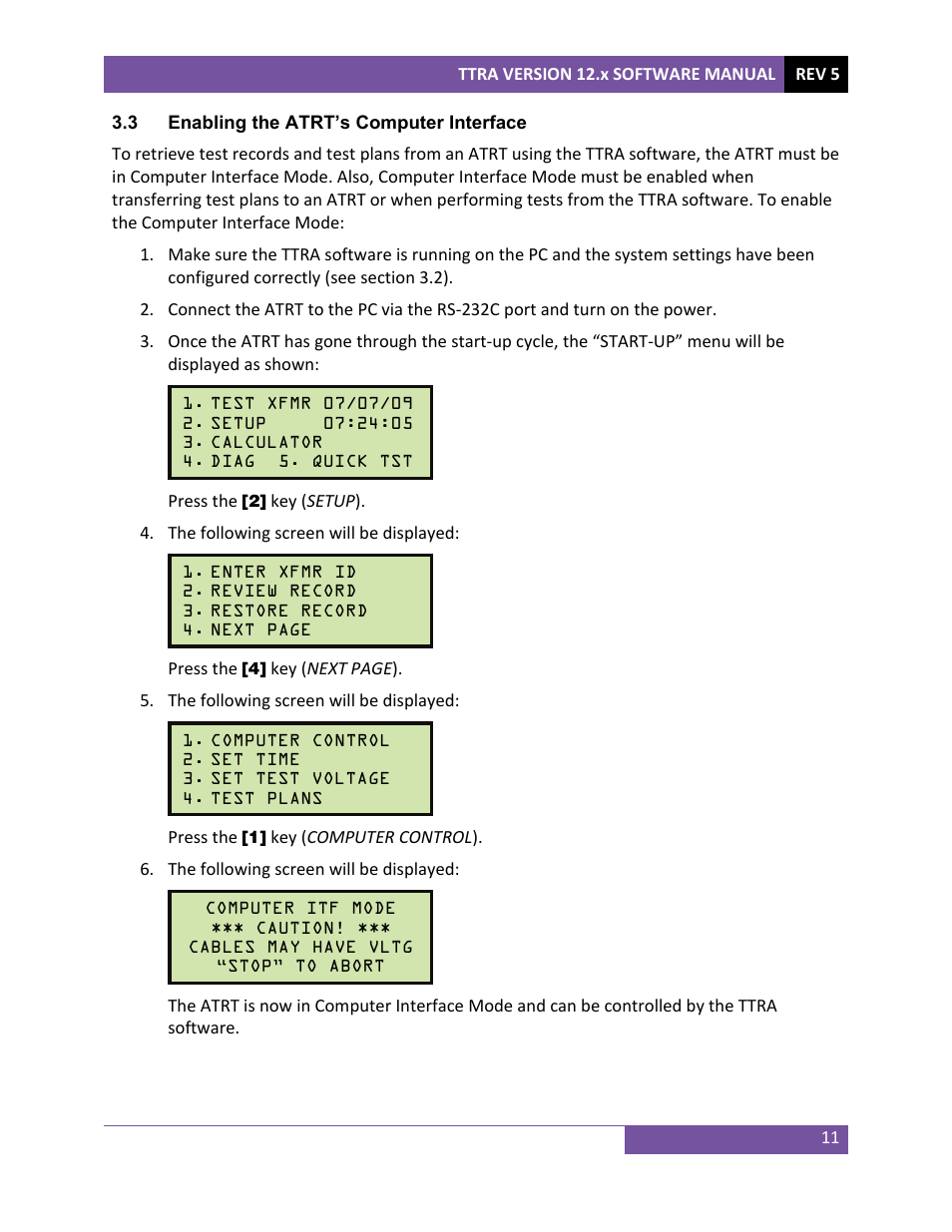 Vanguard TTRA (ATRT-01, ATRT-03, ATRT-03A, and ATRT-03B) User Manual | Page 14 / 52