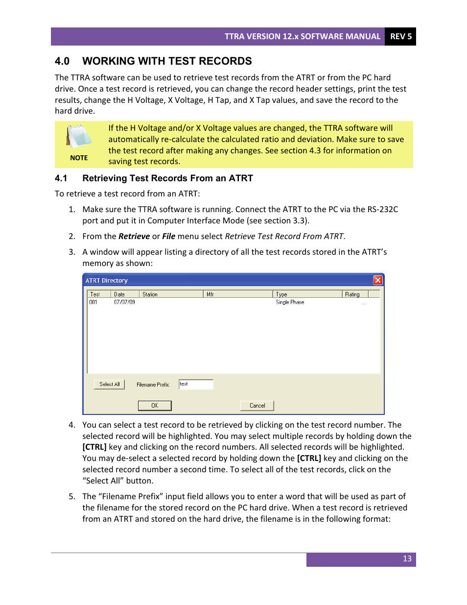 Vanguard TTRA (ATRT-01, ATRT-03, ATRT-03A, and ATRT-03B) User Manual | Page 16 / 52