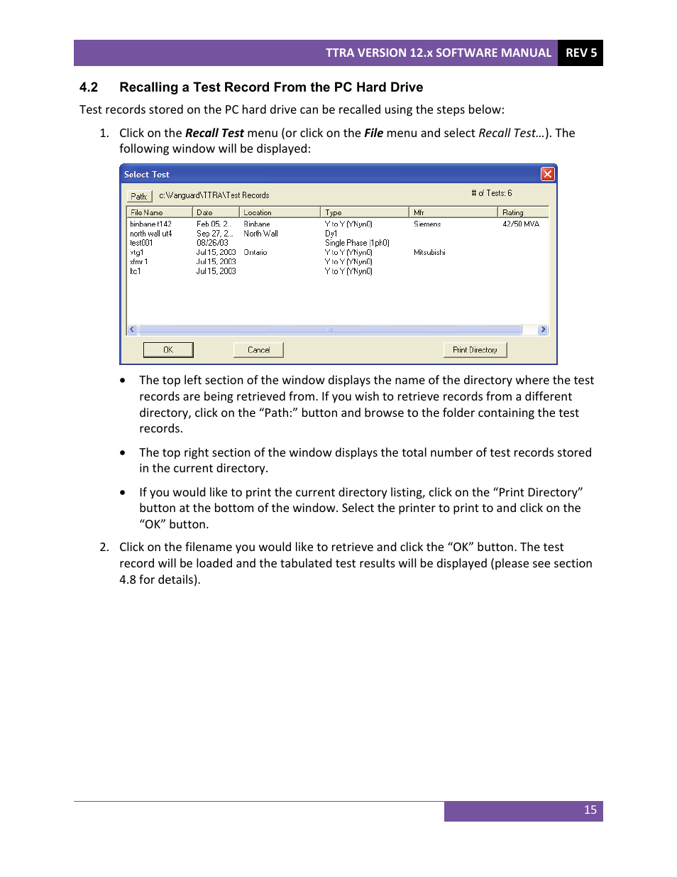 Vanguard TTRA (ATRT-01, ATRT-03, ATRT-03A, and ATRT-03B) User Manual | Page 18 / 52