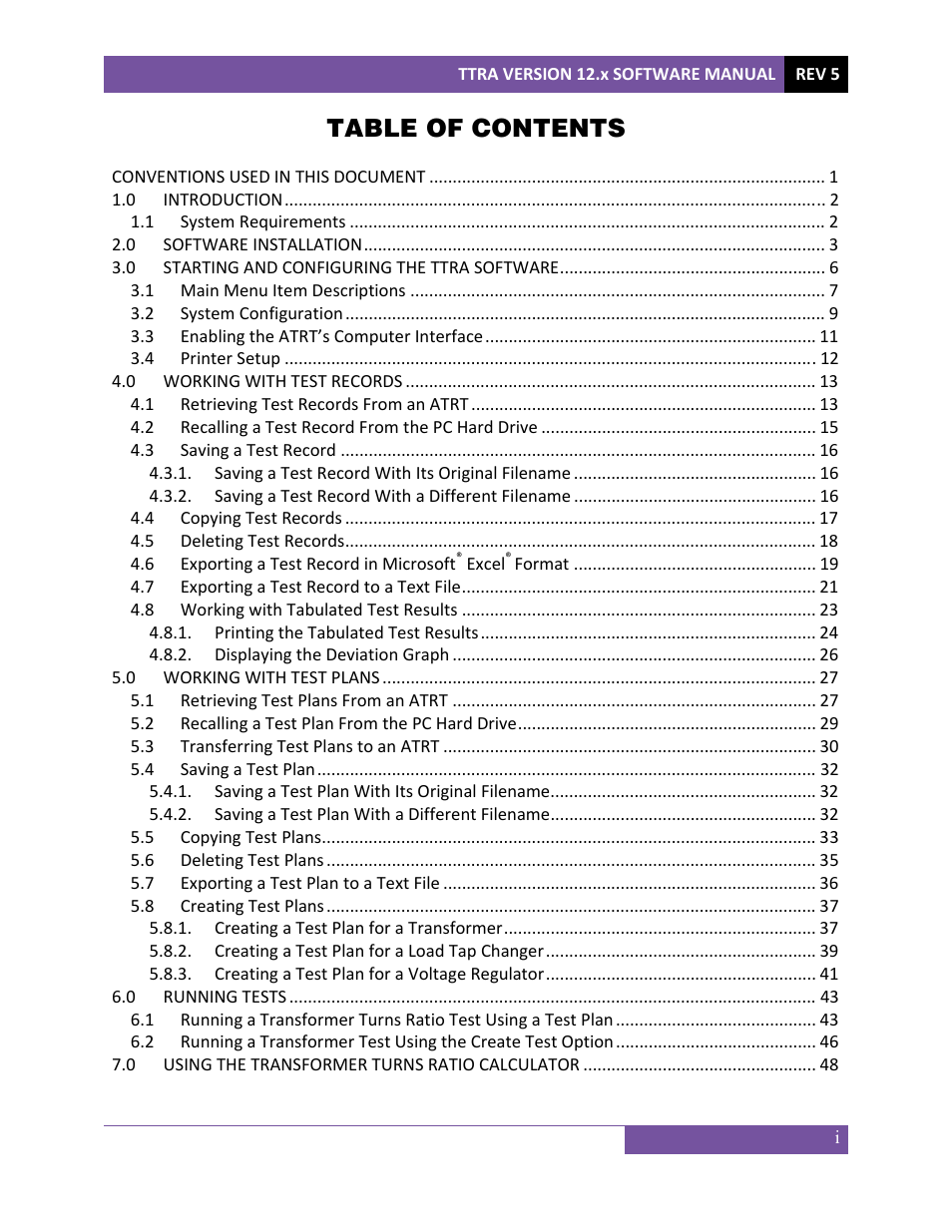 Vanguard TTRA (ATRT-01, ATRT-03, ATRT-03A, and ATRT-03B) User Manual | Page 2 / 52