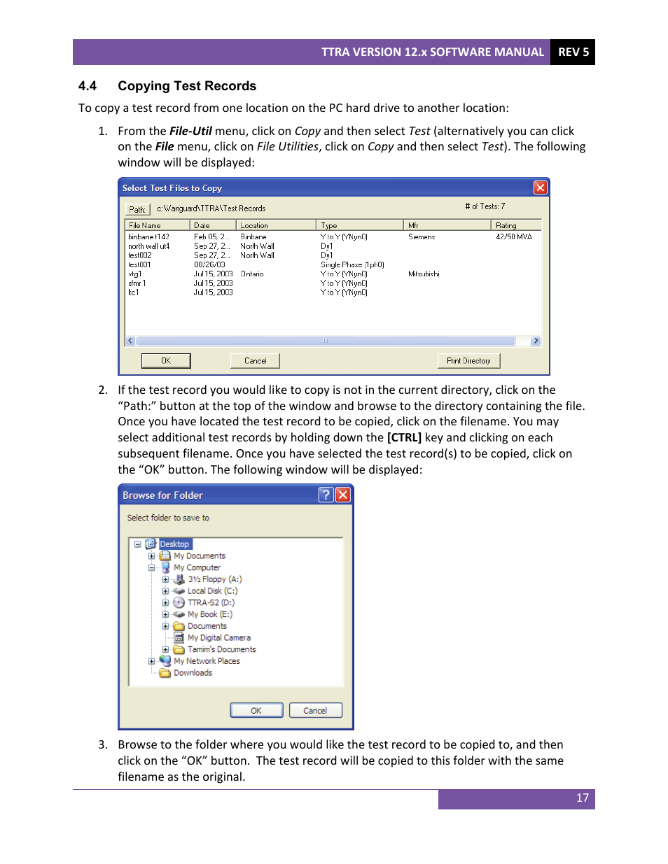 Vanguard TTRA (ATRT-01, ATRT-03, ATRT-03A, and ATRT-03B) User Manual | Page 20 / 52