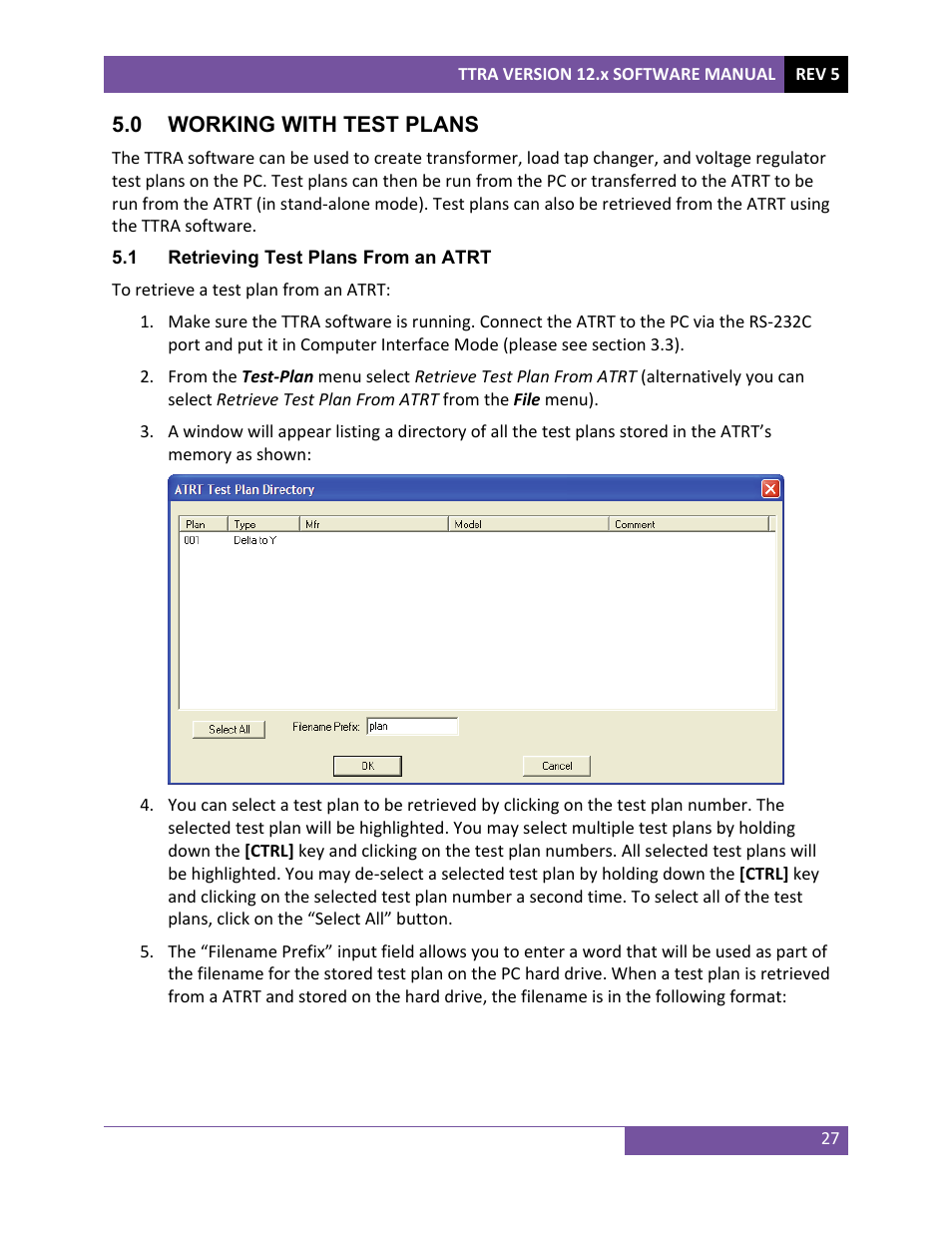 Vanguard TTRA (ATRT-01, ATRT-03, ATRT-03A, and ATRT-03B) User Manual | Page 30 / 52