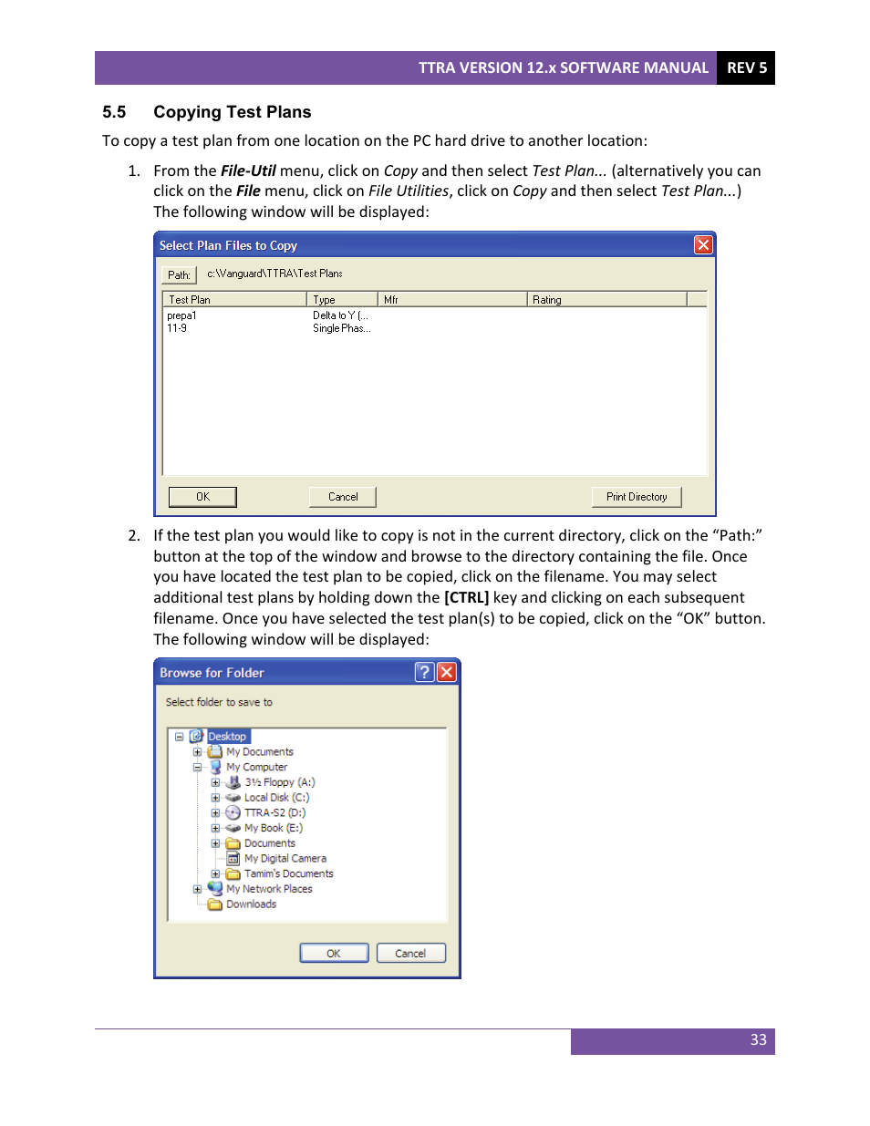Vanguard TTRA (ATRT-01, ATRT-03, ATRT-03A, and ATRT-03B) User Manual | Page 36 / 52