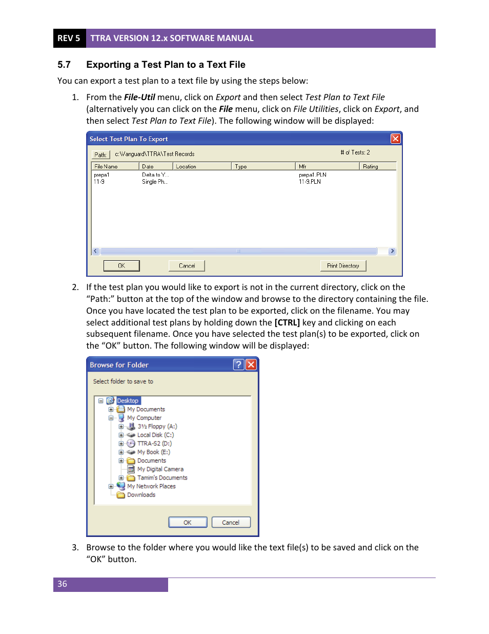 Vanguard TTRA (ATRT-01, ATRT-03, ATRT-03A, and ATRT-03B) User Manual | Page 39 / 52