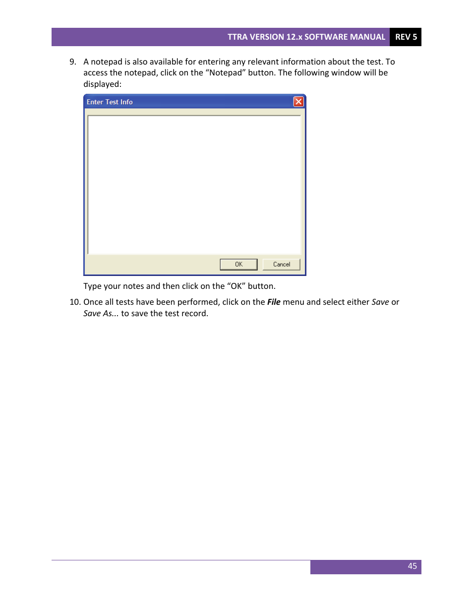 Vanguard TTRA (ATRT-01, ATRT-03, ATRT-03A, and ATRT-03B) User Manual | Page 48 / 52