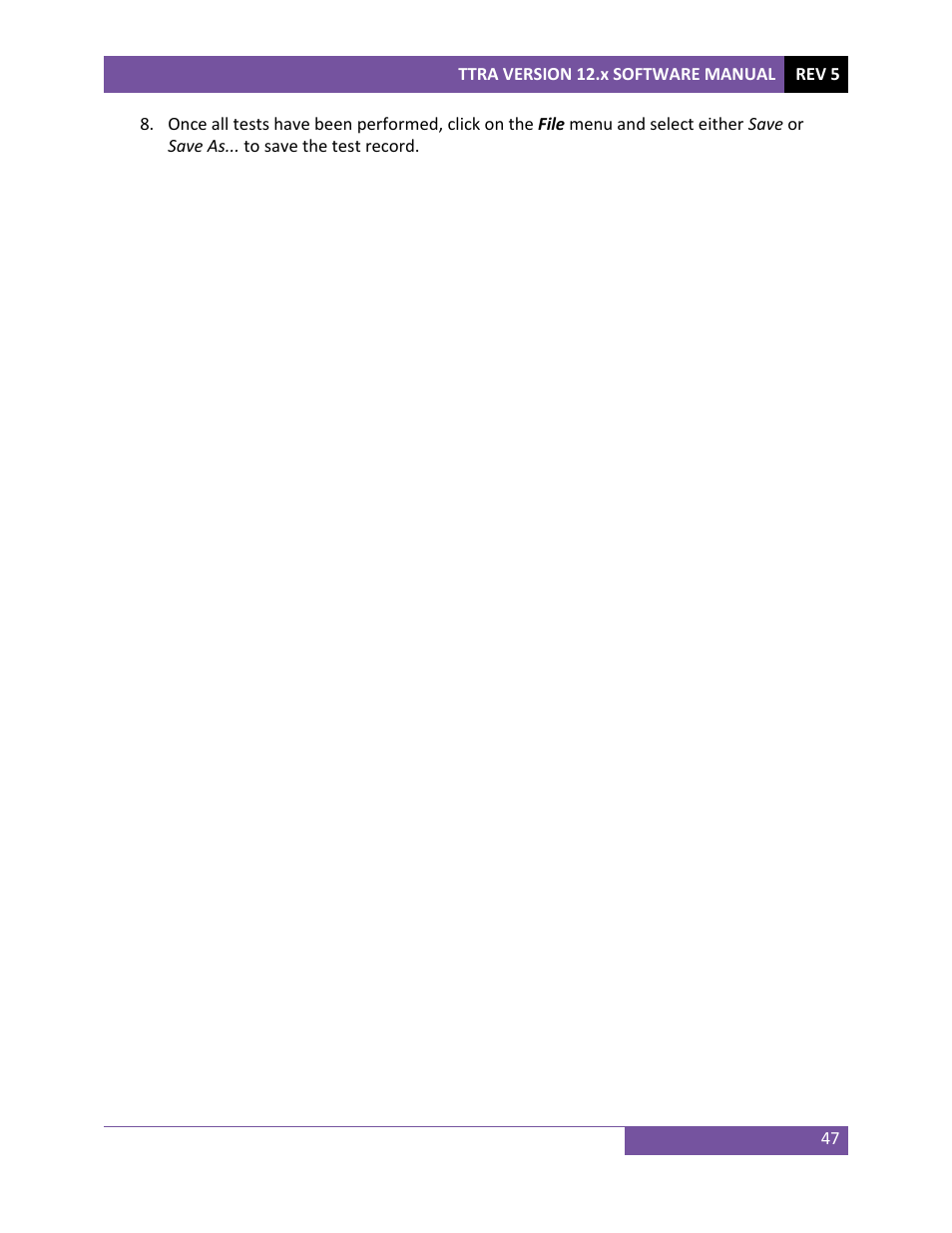 Vanguard TTRA (ATRT-01, ATRT-03, ATRT-03A, and ATRT-03B) User Manual | Page 50 / 52