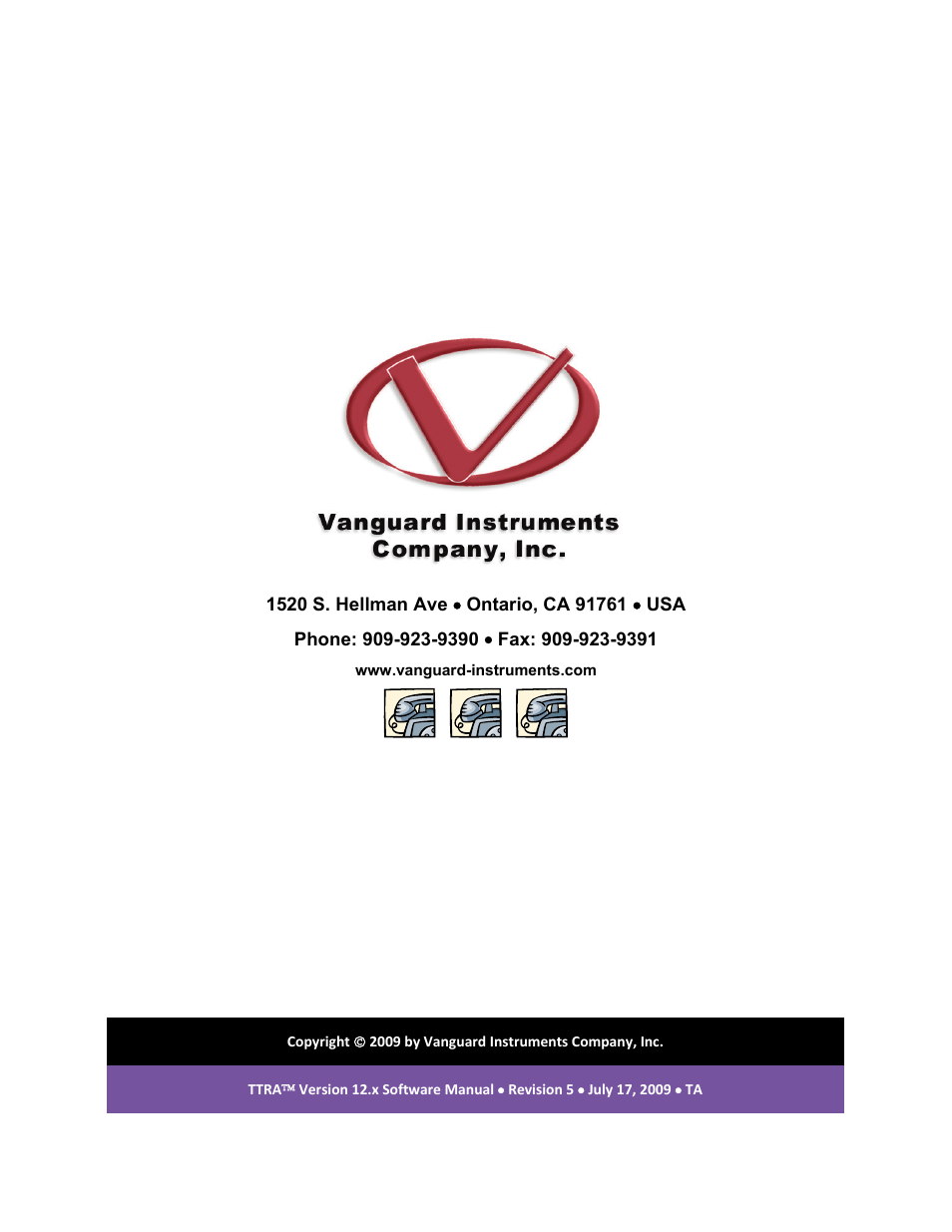 Vanguard TTRA (ATRT-01, ATRT-03, ATRT-03A, and ATRT-03B) User Manual | Page 52 / 52