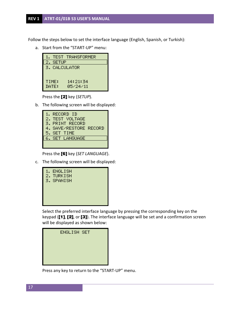 Vanguard ATRT-01_01B S3 User Manual | Page 21 / 88