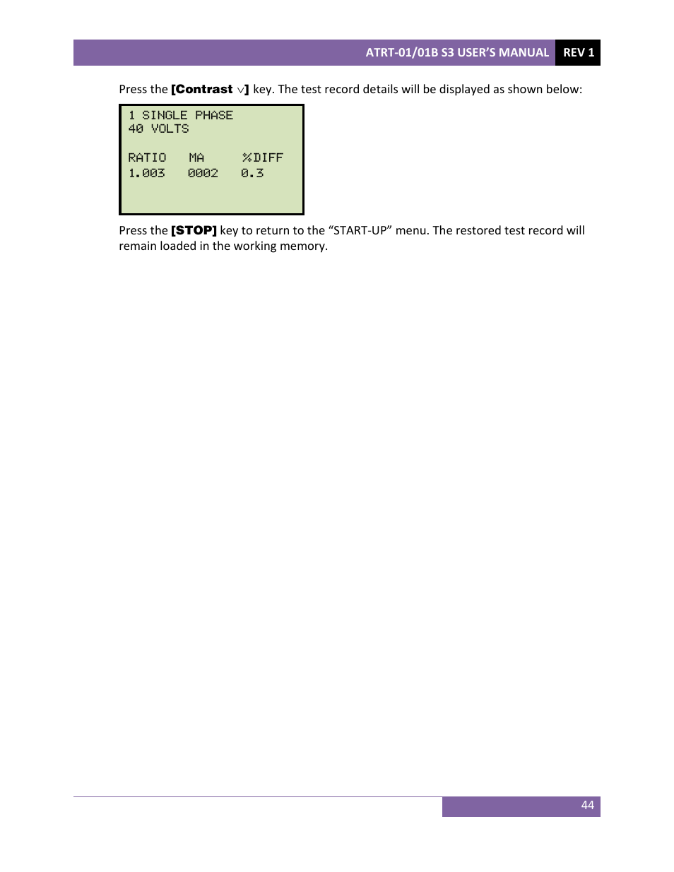 Vanguard ATRT-01_01B S3 User Manual | Page 48 / 88