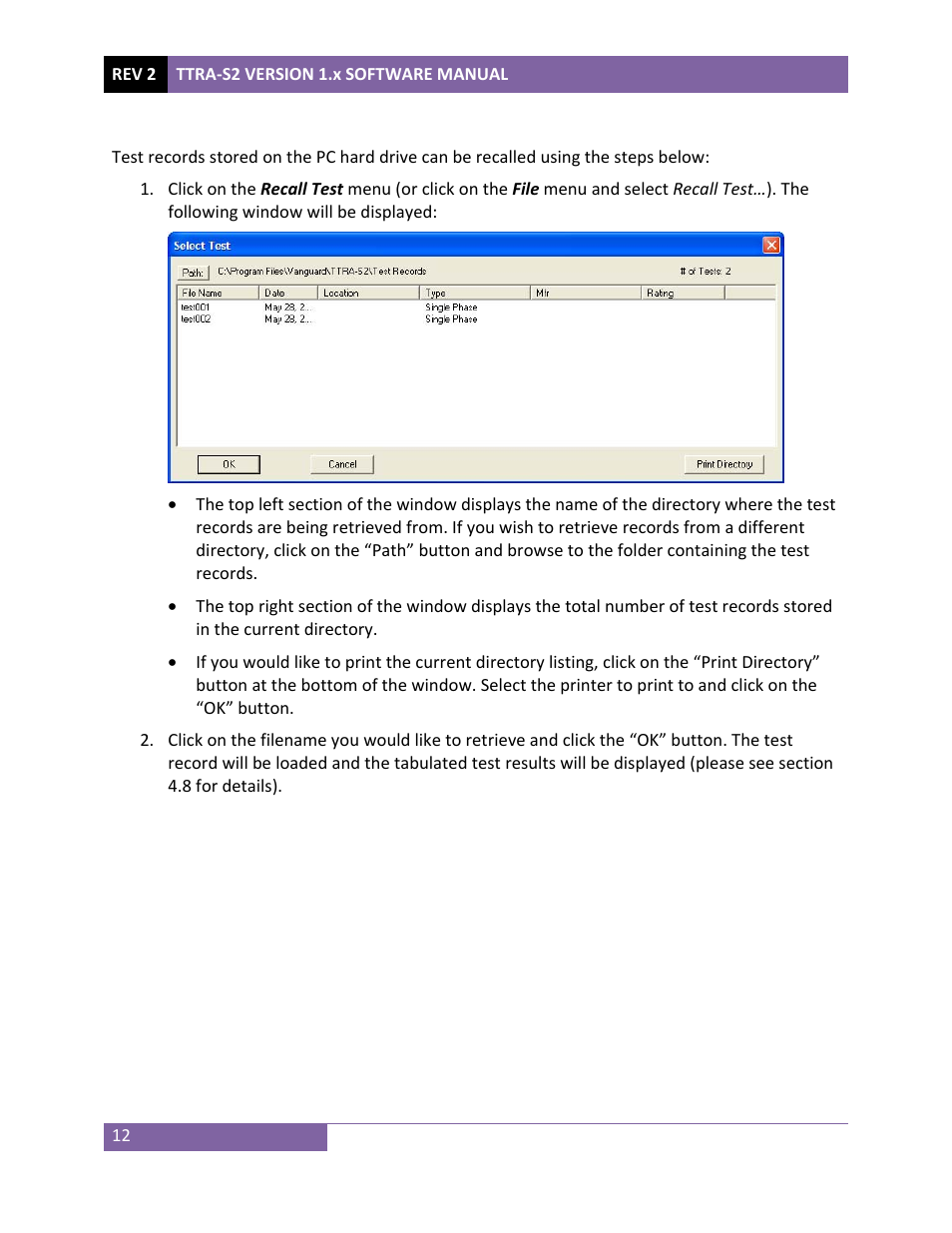 Vanguard TTRA-S2 (ATRT-03 S2, ATRT-03A S2, ATRT-03B S2, Tri-Phase) User Manual | Page 15 / 49