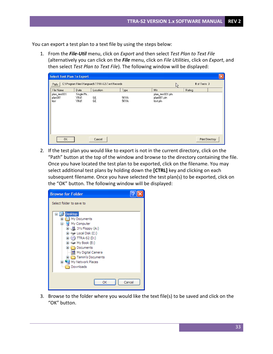 Vanguard TTRA-S2 (ATRT-03 S2, ATRT-03A S2, ATRT-03B S2, Tri-Phase) User Manual | Page 36 / 49