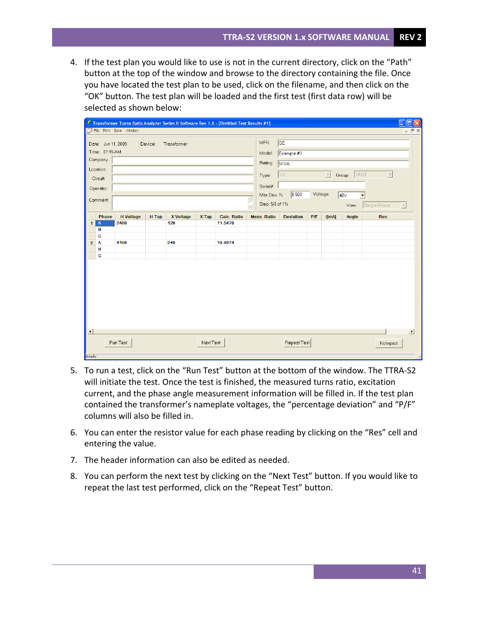 Vanguard TTRA-S2 (ATRT-03 S2, ATRT-03A S2, ATRT-03B S2, Tri-Phase) User Manual | Page 44 / 49