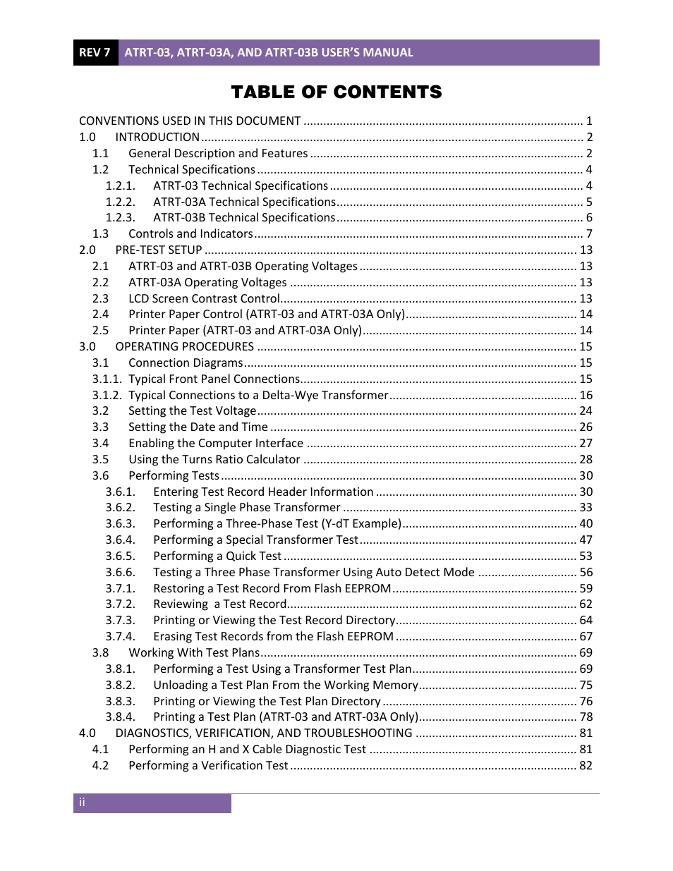Vanguard ATRT-03_03B User Manual | Page 4 / 114