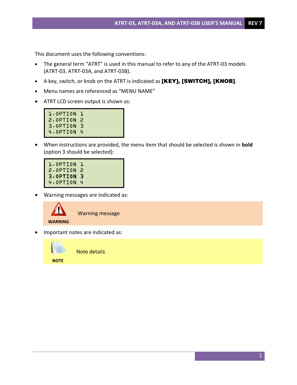 Vanguard ATRT-03_03B User Manual | Page 7 / 114