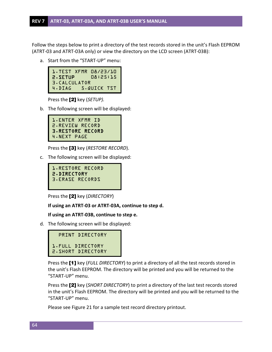 Vanguard ATRT-03_03B User Manual | Page 70 / 114