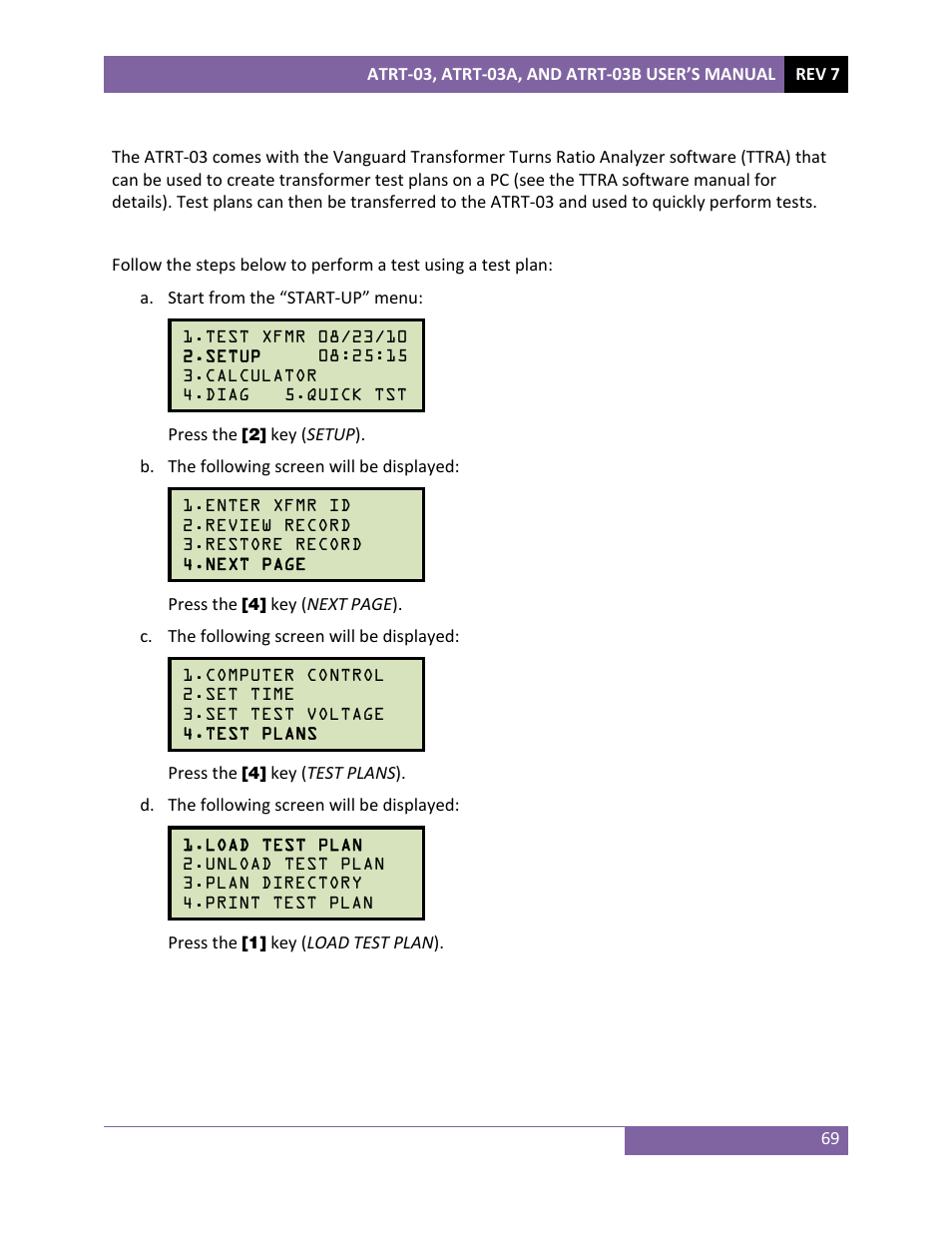 Vanguard ATRT-03_03B User Manual | Page 75 / 114