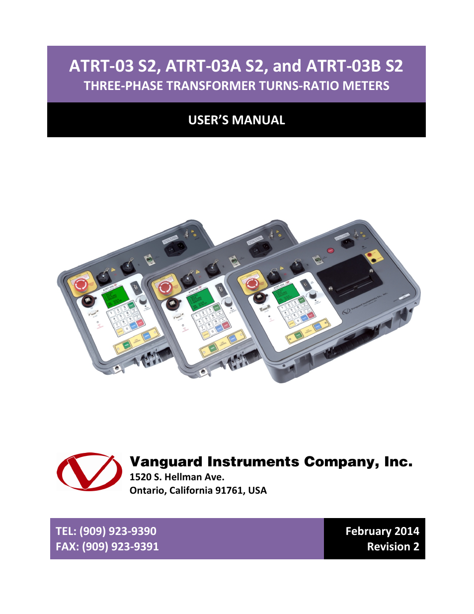 Vanguard ATRT-03_03B S2 User Manual | 147 pages