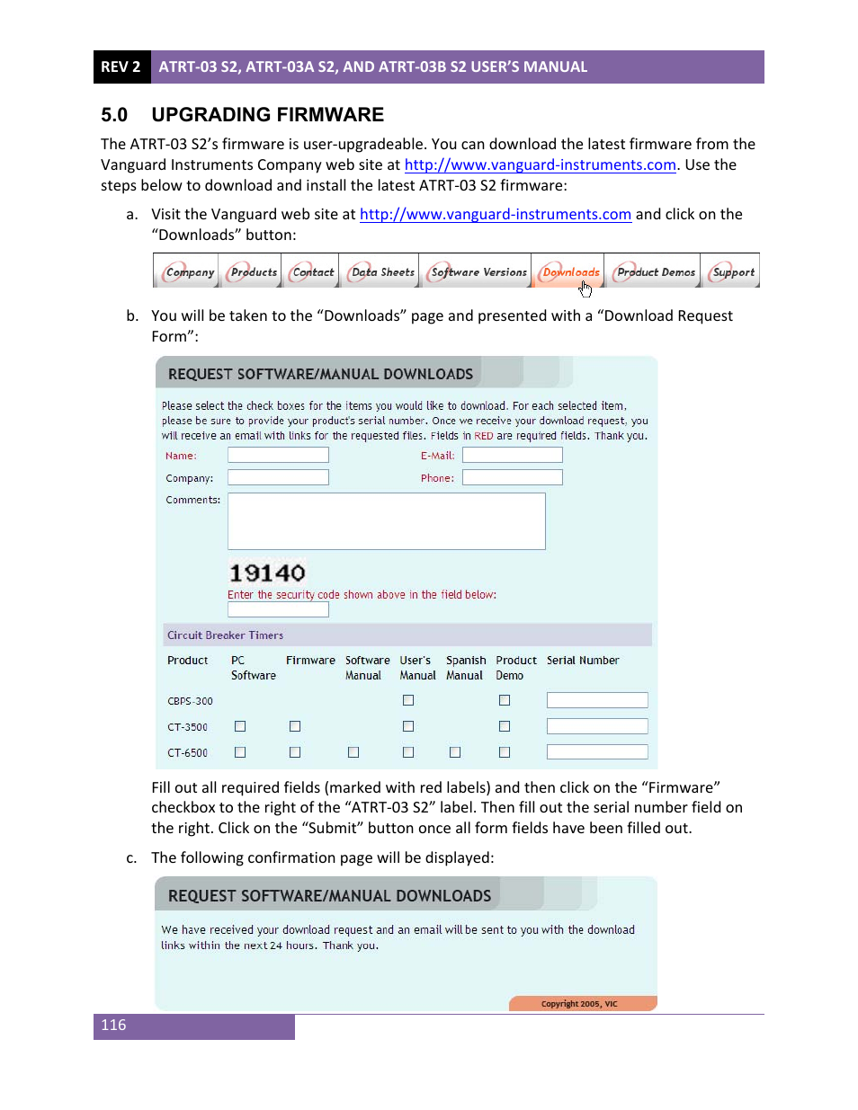 Vanguard ATRT-03_03B S2 User Manual | Page 121 / 147