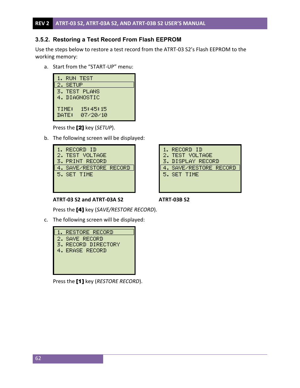 Vanguard ATRT-03_03B S2 User Manual | Page 67 / 147